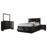 Briana 4-piece California King Bedroom Set Black